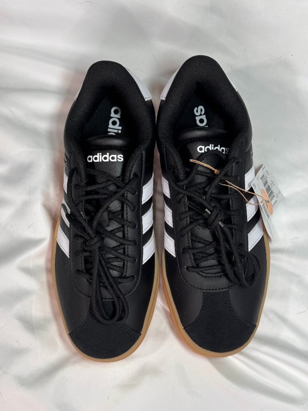 Adidas VL Court Bold Black White Gum Platform Sneakers Women’s 7 New Box